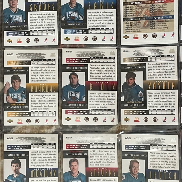 Upper Deck holographic hockey cards vintage rare collection NHL 90s nostalgia - Picture 10 of 10